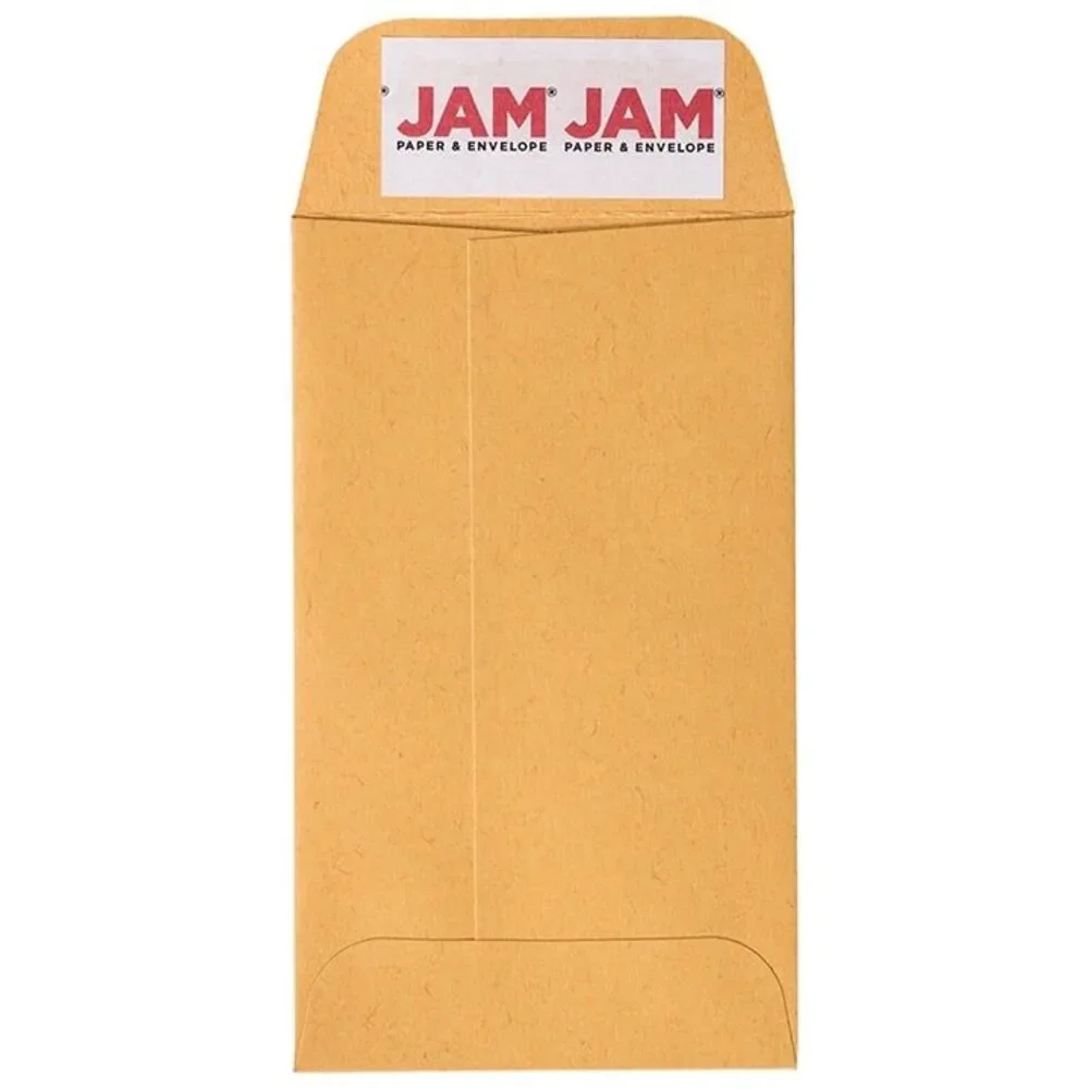 250 pack) JAM Paper #3 Coin Business Commercial Envelopes w/ Peel & Seal Closure